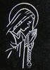 Engraved Hail Mary Design 1447 
