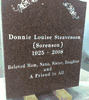 Engraved Headstone India Red