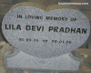 Engraved Heart Headstone G614