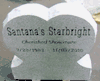 Engraved Heart Shaped Headstone