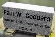 Engraved High Quality Solid Gray Granite Cemetery Marker