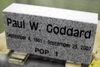 Engraved High Quality Solid Gray Granite Cemetery Marker