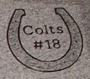 Engraved Horseshoe Cemetery Headstone Design 1344 on Gray Granite Engraved Horseshoe Cemetery Headstone Design 1344 on Gray Granite