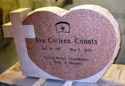 Engraved HS2 Funeral Memorial in China Pink