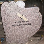 Engraved IMG 8 Anxi  Companion Heart and Angel Monument Back View 