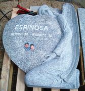 Engraved IMG 8 Anxi Companion Heart and Angel Monument Front View Engraved IMG 8 Anxi Companion Heart and Angel Monument Front View