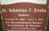 Sandblasted Engraved India Red Granite Headstone