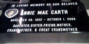 Engraved Jet Black 24x12x4 Funeral Memorial