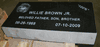Engraved Jet Black Gravestone