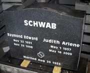 Engraved K-01-02 Companion Upright Cemetery Marker in G654 Granite