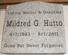 Engraved L-01 G633 Gray Granite Upright Headstone