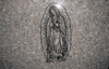 Engraved Lady of Guadelupe Cemetery Monument Design D-46 on Anxi Granite