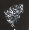 Engraved Lily Memorial Design 