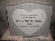 Engraved M-01 Gray Granite Upright Memorial