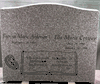 Engraved M01 Upright Monument