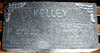 Engraved Memorial Design 1879--Wildflower Drape on Gray Granite Engraved Memorial Design 1879--Wildflower Drape on Gray Granite