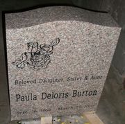 Engraved N-01 Anxi Granite Headstone (Front)
