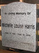 Engraved N-01 G633 Granite Cemetery Memorial