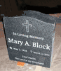 Engraved N-01 G654 Dark Cloud Gray Granite Memorial 