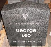 Engraved N-01 G654 Upright Funeral Memorial Front View