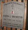 Engraved N-01 Memorial in Gray Granite