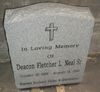 Engraved N-02 G614 Gray Granite Monument Engraved N-02 G614 Gray Granite Monument