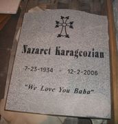 Engraved N-02 Gray Granite Memorial