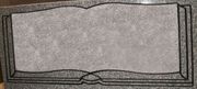 Engraved Open Book Cemetery Headstone Design 401 on Gray Granite