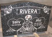 Engraved P-01-02 Blue Pearl Companion Monument Engraved P-01-02 Blue Pearl Companion Monument