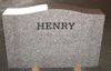 Engraved P-01-2 Anxi Granite Upright Memorial Back View