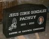 Engraved R-01 G654 Dark Gray Granite Cemetery Memorial