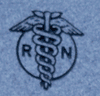 Engraved Registered Nurse Caduceus