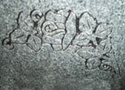 Engraved Rose Corner Cemetery Headstone Design 1082 on Gray Granite