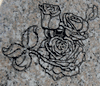 Engraved Rose Floral Design 1074 Engraved Rose Floral Design 1074