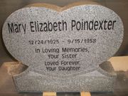 Engraved SH-01 Gray Granite Heart Monument