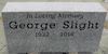 Engraved Single Grave Marker