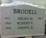 Engraved Slant G633 Monument