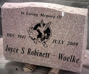 Engraved Slant G663 Monument