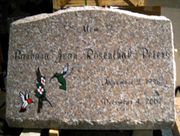 Engraved SP5 Slant Funeral Memorial in Anxi Granite