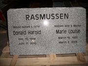 Engraved SP8 Companion Slant Memorial 