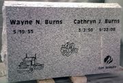 Engraved SP8P1 Headstone