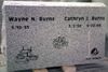 Engraved SP8P1 Headstone