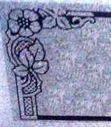 Engraved Tea Rose Trellis Cemetery Headstone Design 1165 on Gray Granite