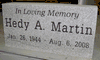 Engraved Tombstone Memorial 