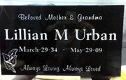 Engraved U-01 Cemetery Memorial Marker