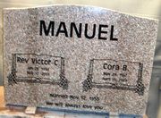 Engraved U-1 Upright Funeral Memorial in Anxi