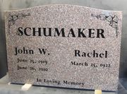 Engraved U1 Companion Cemetery Memorial in Anxi