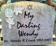 Engraved U2 Upright memorial