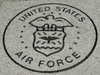 Engraved United States Air Force Emblem Engraved United States Air Force Emblem