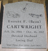 Engraved Upright Gray Tombstone Engraved Upright Gray Tombstone